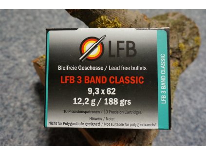 Náboje LFB 9,3 x 62 3Band Classic  12,2g/188gr.