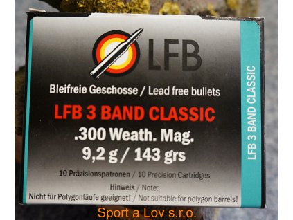 Náboje LFB .300Weath.Mag. 3Band Classic  9,2g/143gr.