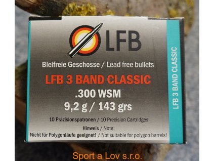 Náboje LFB .300WSM 3Band Classic  9,2g/143gr.