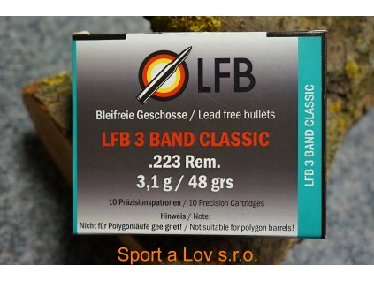 Náboje LFB .223Rem. 3Band Classic 3,1g/48gr.