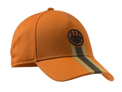 Kšiltovka Beretta Corporate striped, oranžová (1)