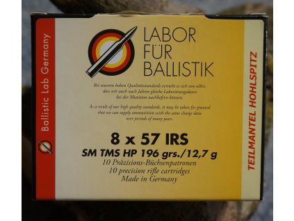 Náboje LFB 8 x 57IRS Solid 12,7g/196gr.