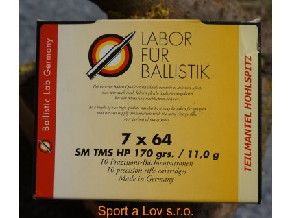 Náboje LFB 7 x 64 Solid 11g/170gr.