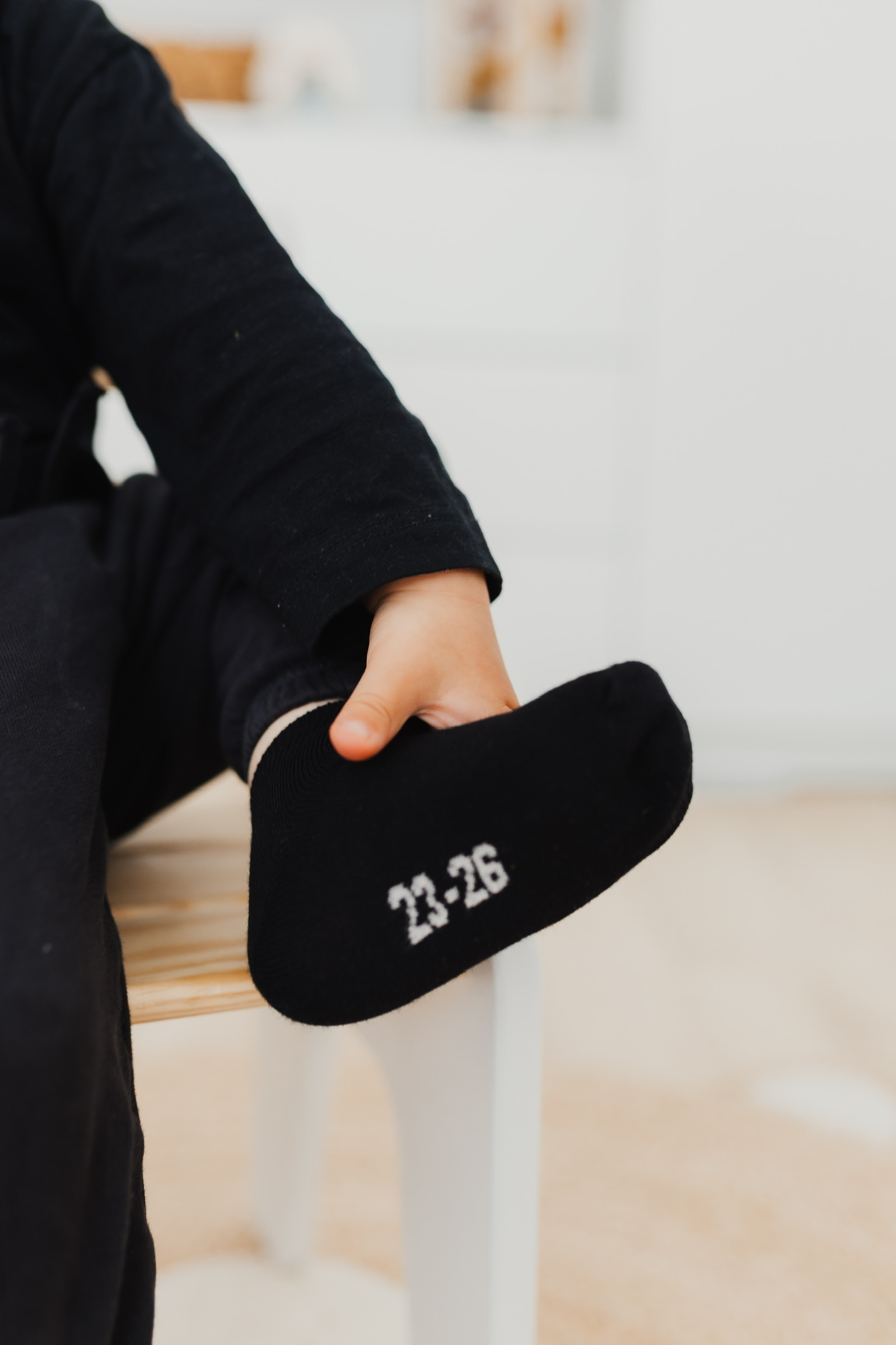 Große Auswahl an farbigen und Größenvarianten von Kindersocken im BERGAM E-Shop