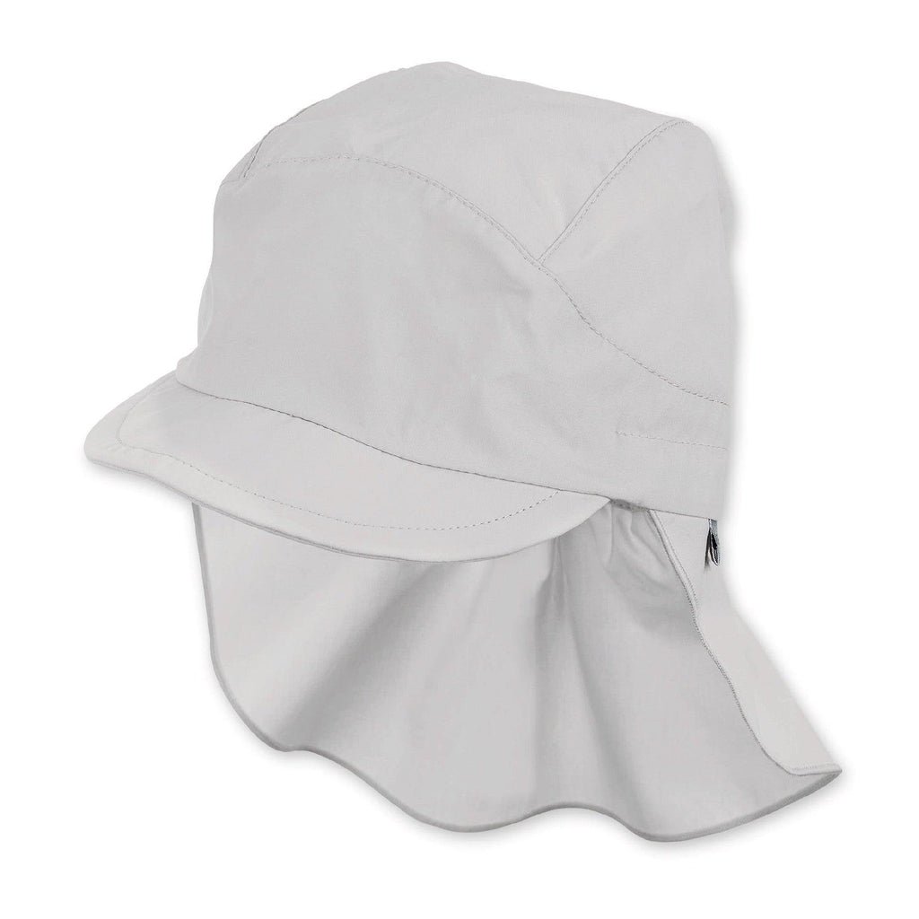 Dětský UV klobouk s plachetkou plátno UV 50+ barva šedá STERNTALER