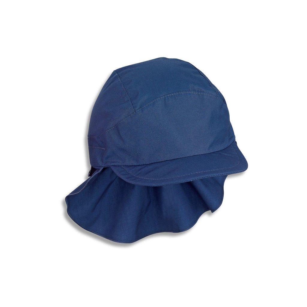 Dětský UV klobouk s plachetkou plátno UV 50+ barva tmavě modrá STERNTALER