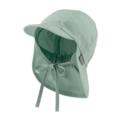 Dětský UV klobouk s plachetkou plátno UV 50+ barva mint 200 STERNTALER