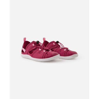 Dětské barefoot sandály růžové Reima Valoa - Bright Berry