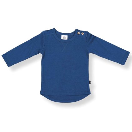 Dětské merino triko dlouhý rukáv ze 100% merino vlny Gibraltar LFOH