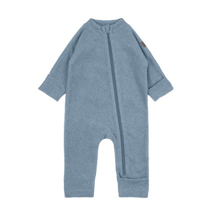 Bavlněný overal bez kapuce Faded Denim Melange Mikk-Line 12002
