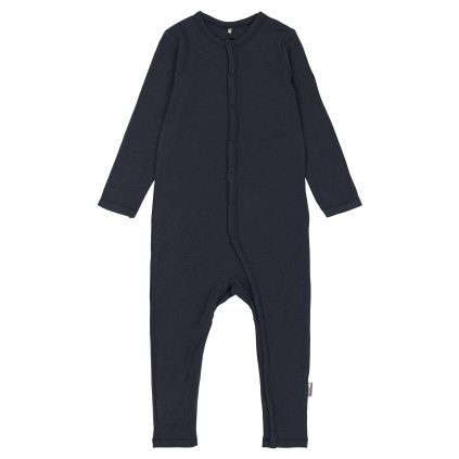 Merino-bambusový overal modrý Blue Nights Mikk-Line