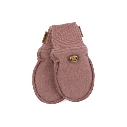 Rukavice z merino vlny růžové Burlwood Mikk-Line