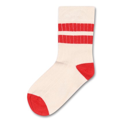 Dětské bambusové ponožky sportovní Bright Red Minipop MP13
