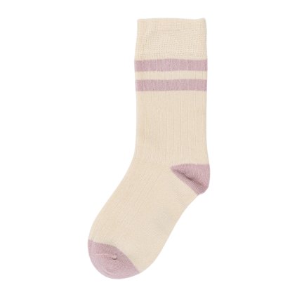 Dětské bambusové ponožky sportovní Minipop MP13 Off white/rose