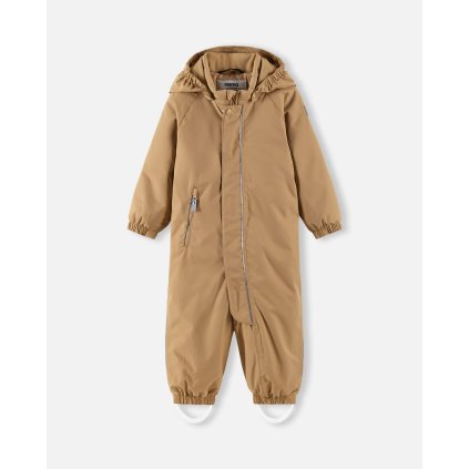 Dětská zimní kombinéza s membránou Reima Puhuri - hnědá Peanut Brown