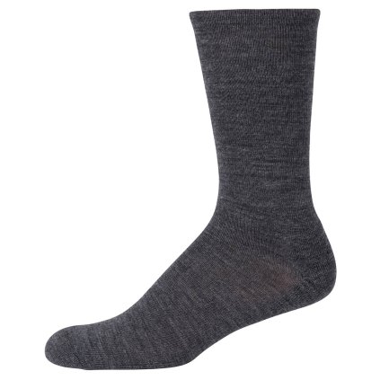 Pánské merino ponožky s froté pod chodidlem COMFY SAFA - šedé