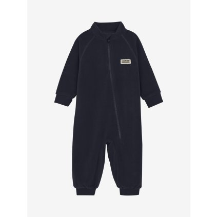Měkký fleecový overal pro děti Color Kids - modrý Dark Navy