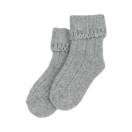 Dětské merino ponožky MP71 Minipop - šedé Light Grey Melange