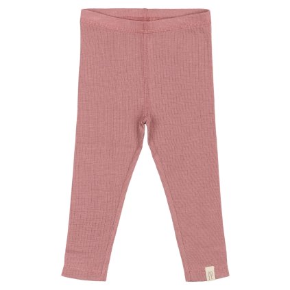 Dětské merino legíny PETIT PIAO - růžové Nostalgic Rose
