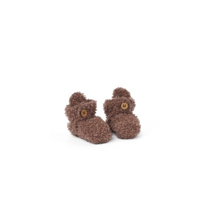 Merino capáčky pro děti bouclé Smallstuff - rose brown