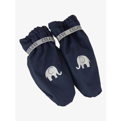Dětské nepromokavé rukavice s fleecovou podšívkou CeLaVi_1405 - modré Dark Navy