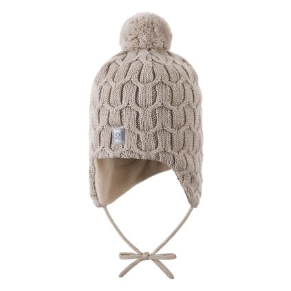Dětská zimní merino čepice Reima Nunavut - Earthy Beige