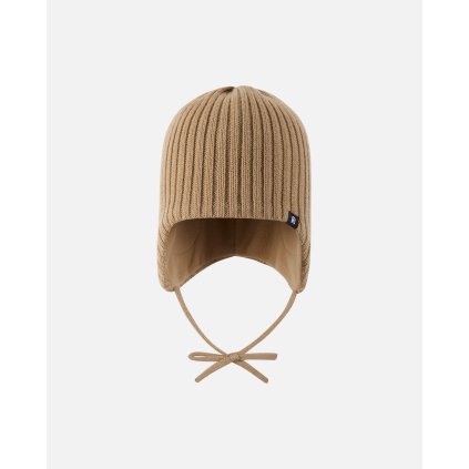 Extra teplá čepice ze 100% Merino vlny s fleecovou podšívkou Reima Myssytys - Peanut Brown