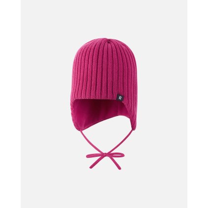 Extra teplá čepice ze 100% Merino vlny s fleecovou podšívkou Reima Myssytys - Rosy Berry