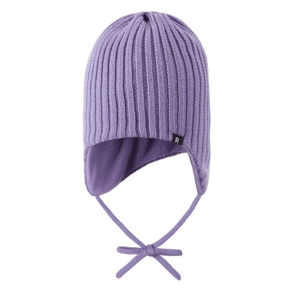 Extra teplá čepice ze 100% Merino vlny s fleecovou podšívkou Reima Myssytys - fialová Blooming Lilac