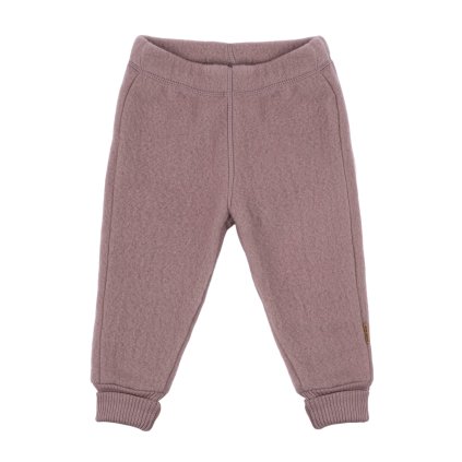 Dětské kalhoty merino fleece Mikk-Line - Twilight Mauve