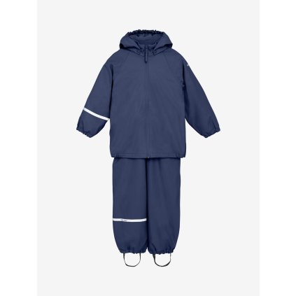 Dětská zateplená nepromokavá souprava do deště CeLaVi - modrá Dark Navy