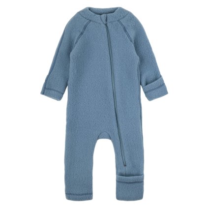 Merino overal s dvojitým dlouhým zipem Mikk-Line - Flint Stone