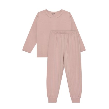 Dětské dvoudílné pyžamo z bambusové viskózy CELAVI - růžové