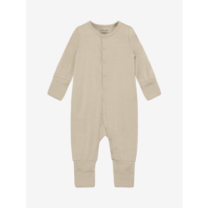 Dětský overal z bambusu a bavlny CeLaVi - Plaza Taupe