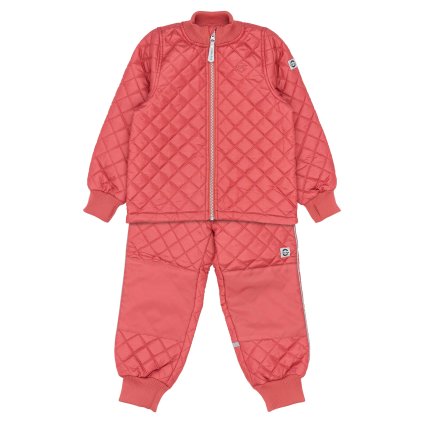 Dětský termo set bunda a kalhoty Mikk-Line 4205ML - Cranberry