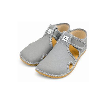 Dětské barefoot papuče - Antal Rascal Basic šedé