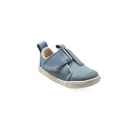 První dětské barefoot botičky Pegres - SBF 63 modré