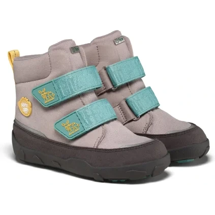 Dětské zimní barefoot boty Affenzahn Mid Boot Vegan Comfy - Rhino