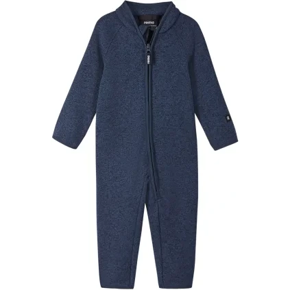 Fleecový overal pro děti Reima Tahti - modrý Jeans blue