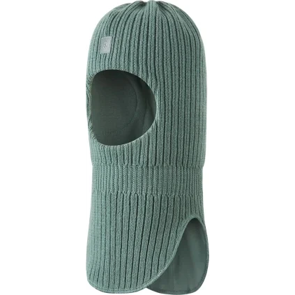 Dětská kukla z merino vlny Reima Kateva - stone green