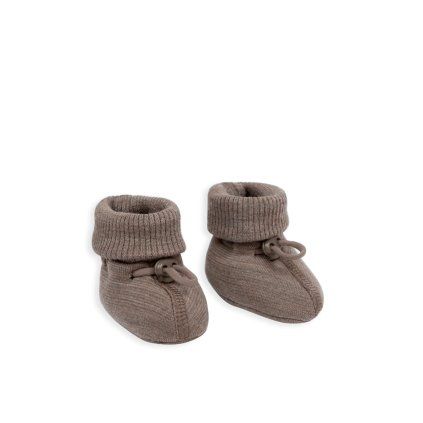 Merino capáčky pro děti Smallstuff - nature melange