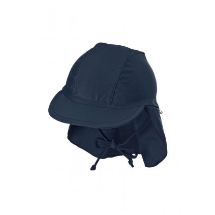 Dětský UV klobouk s plachetkou tmavě modrá barva STERNTALER