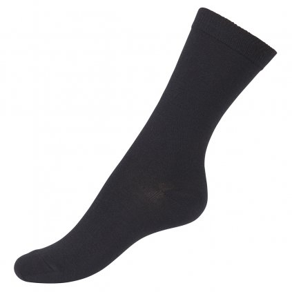 Dámské exkluzivní merino ponožky s hedvábím černé SAFA
