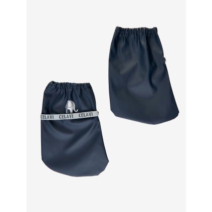 Nepromokavé capáčky s fleecovou podšívkou modré Dark Navy CeLaVi