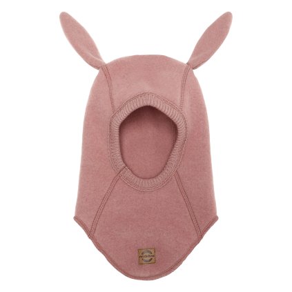 Merino kukla dětská s oušky růžová Burlwood Bunny Mikk Line