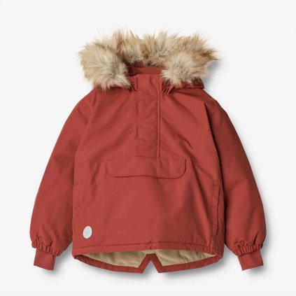 Dětská bunda do chladných zimních dnů ANORAK MOMO TECH červená