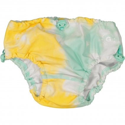 Dětské plavky Tie dye yellow Geggamoja