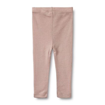 Dětské merino legíny růžové dry rose Agi WHEAT