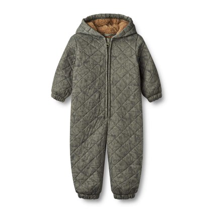 Dětská zateplená termo kombinéza Hayden Pocket treasures WHEAT