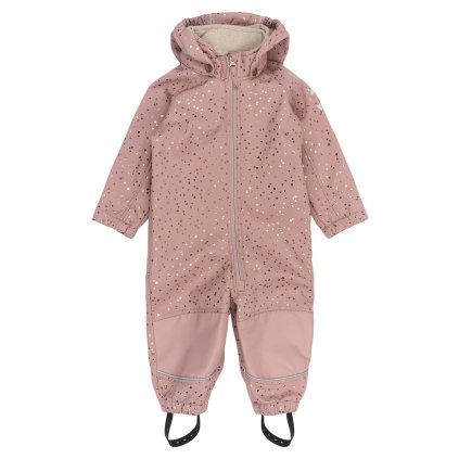 Větru a vodě odolný softshellový overal Twilight Mauve Mikk-Line